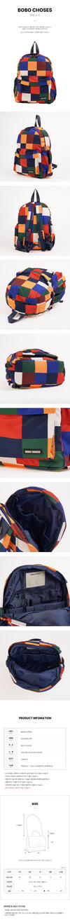 Bobo Choses Multicolor Tiles Backpack 148445754 [P]