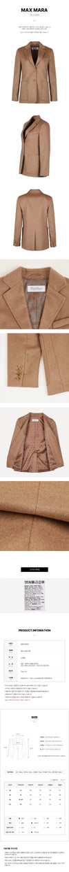 MAXMARA BELLUNO 001 FW25 Damen Drapierte Jacke 148679851 [P]