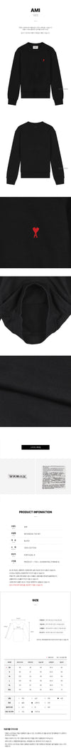 AMI Crew Neck Sweatshirt 142311791 [P]