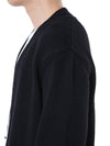 BALMAIN Woll V-Neck Cardigan mit Silberknöpfen 105398164 [P]