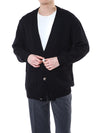 BALMAIN Woll V-Neck Cardigan mit Silberknöpfen 105398164 [P]