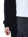 BALMAIN Woll V-Neck Cardigan mit Silberknöpfen 105398164 [P]