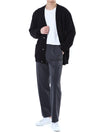 BALMAIN Woll V-Neck Cardigan mit Silberknöpfen 105398164 [P]