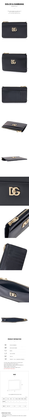 Dolce & Gabbana DG Logo Zip Card Holder 136455115 [P]