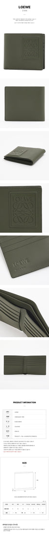 Loewe Men's Patch Bi-Fold Wallet 156243260 [P]