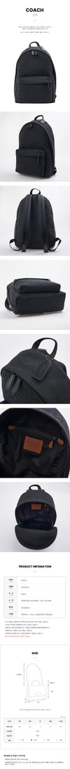 Carhartt Monogram Backpack Men Black FW25 CAH18 149349343 [P]