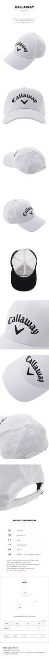 CALLAWAY Herren Stickerei Logo Baseballkappe CGASA0Z4 100 57207804 [P]