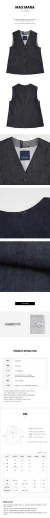 MAXMARA Damen Einreihige Weste 140049914 [P]