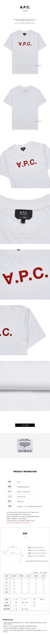 APC ILM SS25 ユニセックス VPC ロゴ Tシャツ 132699318 [P]
