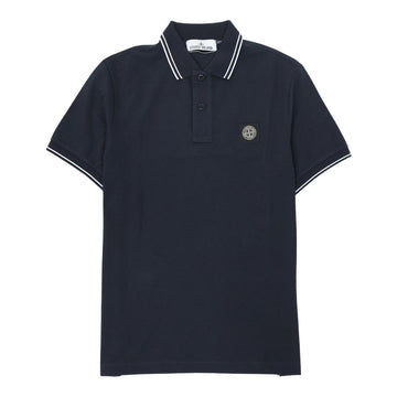 Stone Island Logo Patch Men's Short Sleeve Polo T-Shirt 157195852