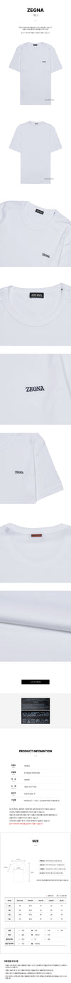 ZEGNA E7360A5 B760 N00 SS25 Herren Chest Logo T-Shirt 128305638 [P]