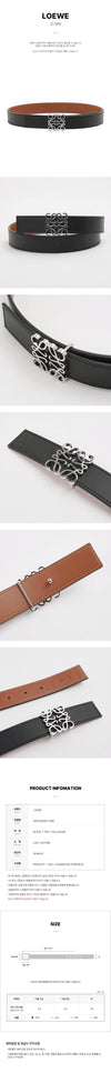 Loewe Reversible Anagram Belt 150079235 [P]