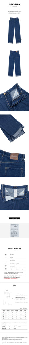 MAXMARA ELES 002 FW25 Damen Denim Hose 144450986 [P]