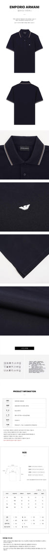 EMPORIO ARMANI マイクロ イーグル ポロシャツ 159472472 [P]