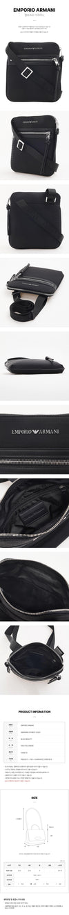 Emporio Armani Monogram Logo Crossbody Bag 159574122 [P]