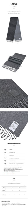 Loewe Wool Cashmere Scarf 152837455 [P]