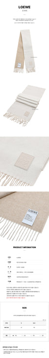 LOEWE Wollcashmere Schal 156244717 [P]