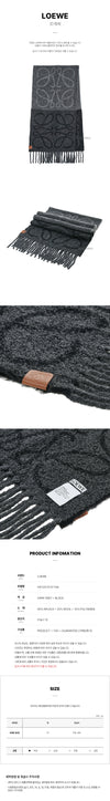 Loewe Anagram Scarf 1156 FW25 144187967 [P]