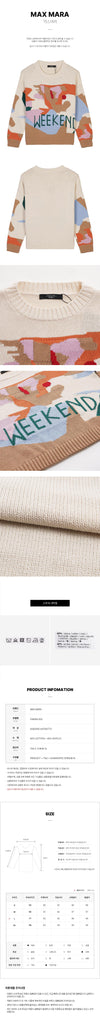 MaxMara 003 SS25 Women's Logo Knit 132698547 [P]