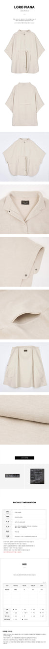 LORO PIANA FAG3753 A193 FW25 Damen Salzburg Cape 151515802 [P]