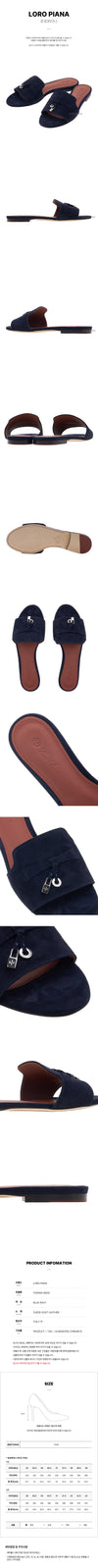 Loro Piana W000 SS25 Women's Summer Charm Suede Sandals 128932447 [P]
