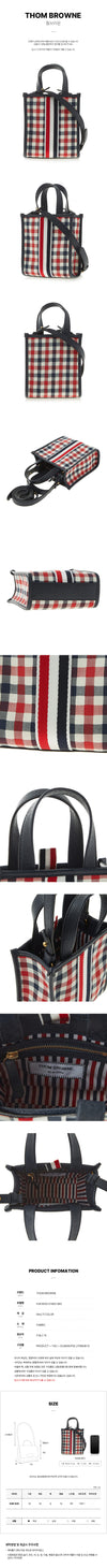 Thom Browne Women's Woven Stripe Gingham Wool Mini 31151920 [P]