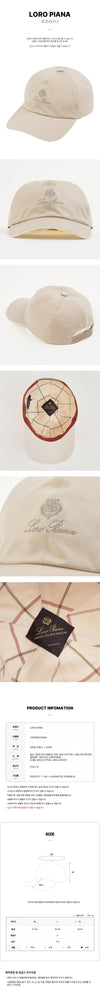 LORO PIANA ベースボールキャップ 156942153 [P]