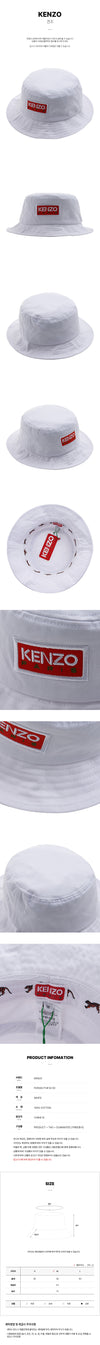 Kenzo Logo Embroidered Bucket Hat for Men 02 FD55AC714F32 76972063 [P]