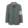 Thom Browne 24FW Diagonal Stripe Down Fill Padded Jacket Mad Gray MJD088X 07259 035 151784286 [P]