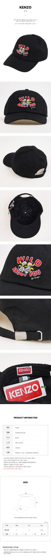 Kenzo Wild Tiger Embroidered Cap 154166057 [P]