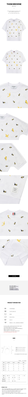 THOM BROWNE 女性バードアンドビィインタージアTシャツ 72706695 [P]