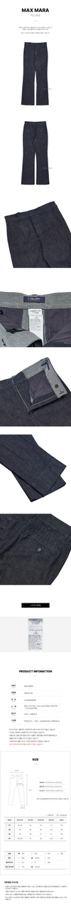 MAXMARA Damen Denim Hose 001 FW25 140937151 [P]