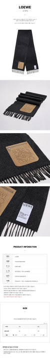 Loewe Wool Cashmere Muffler 152837454 [P]