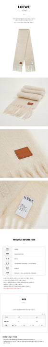 LOEWE Streifenmuster Schals 153200132 [P]
