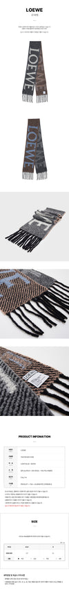 Loewe Alpaca Wool Scarf FW25 Women 147312303 [P]