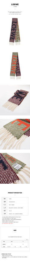 Loewe Alpaca Wool Scarf 147312305 [P]