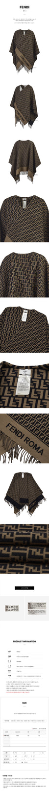 FENDI Woll-Cashmere-Poncho 158313691 [P]