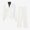 CHROME HEARTS シルクパジャマセット ホワイト 6LVAXNWC 162846413 [P]
