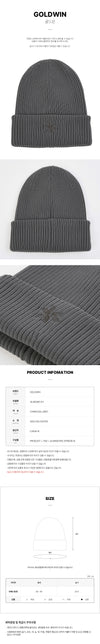 GOLDWIN GL95385 CH FW25 Unisex Logo Knit Beanie 148445896 [P]