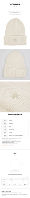 GOLDWIN GL95385 IV FW25 Unisex Logo Knit Beanie 148445897 [P]