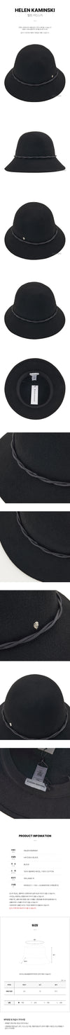Helen Kaminski Helene Cloche Hat Black FW24 123538998 [P]