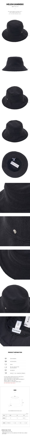 Helen Kaminski Metal Logo Hat Black 134049576 [P]