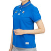 HORN GARMENT Women’s Short Sleeve Golf T-Shirt HCW 2A AP02 BLUE 31445862 [P]