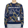HORN GARMENT Women's Golf Knit Sweater 2C AB05 NAVY 42761404 [P]