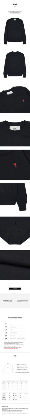 AMI Men's Sweater HKS826 001 009 FW25 140937199 [P]