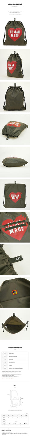 HUMAN MADE HM32GD021 OLIVENFARBEN FW26 Unisex Rucksack 162370763 [P]