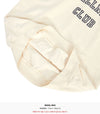 SPORTY & RICH Women's Hooded Fleece Sweatshirt HO761CR CREAM 50807120 [P]