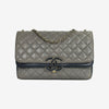 CHANEL シックダブルフラップチェーンバッグ ミディアム カーキグレー (26) ULFP6AV7 162888488 [P]