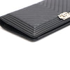 CHANEL A80285 Lambskin Chevron Boy Long Wallet kk44910790 145878092 [P]