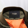 Maje Khaki Long Padded Coat 71232915 145878150 [P]